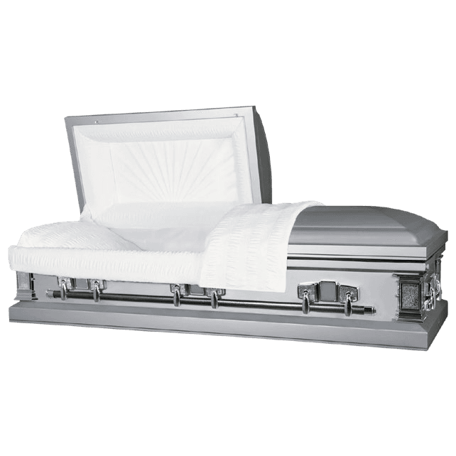 Satin casket